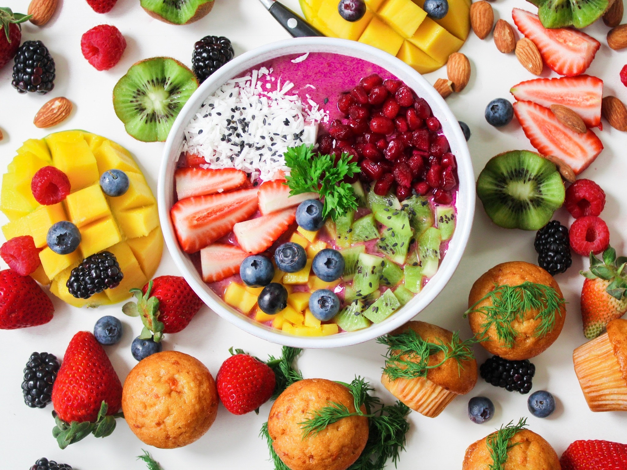 Un arcoíris de salud en tu plato, incluye al menos 3 colores en cada comida