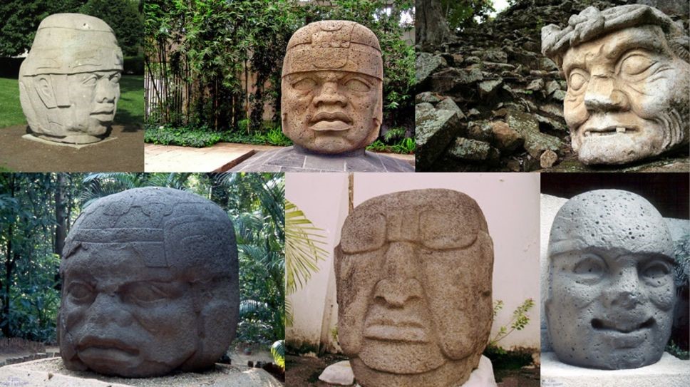 Cabezas Olmecas retratan la cultura y civilización mesoamericana
