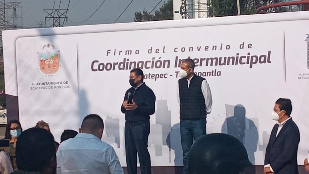 Suscriben convenio para hacer frente a la delincuencia Tlalnepantla y Ecatepec
