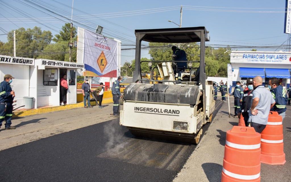 Arranca magno proyecto de rehabilitación de obras viales en Tlalnepantla