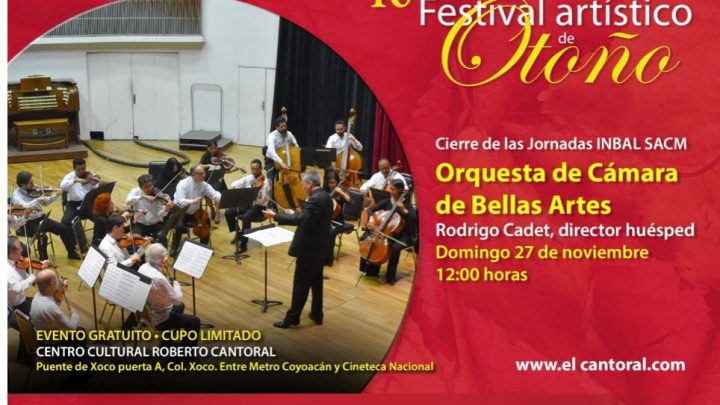 Cierra INBAL-SACM jornadas musicales en el Centro Cultural Roberto Cantoral