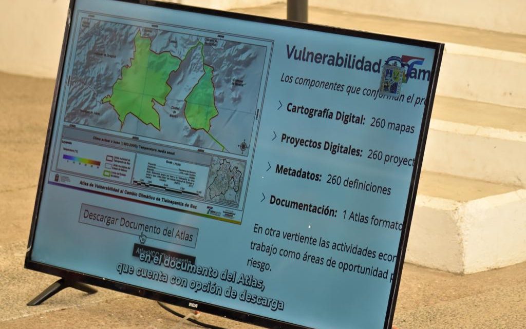 Presenta Tlalnepantla primer Atlas Municipal de Vulnerabilidad al Cambio Climático en el EdoMex