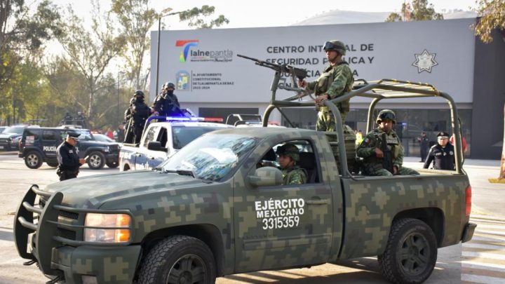 Lanzan operativo contra la delincuencia en Tlalnepantla; GN y ejercito se suman
