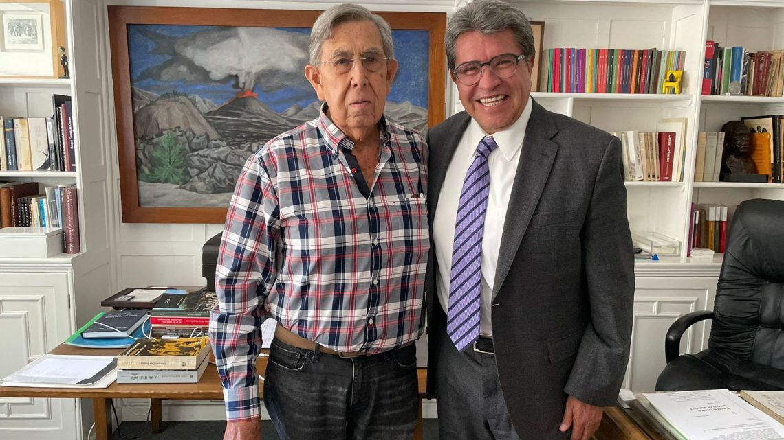 Se reúnen Ricardo Monreal y Cuauhtémoc Cárdenas
