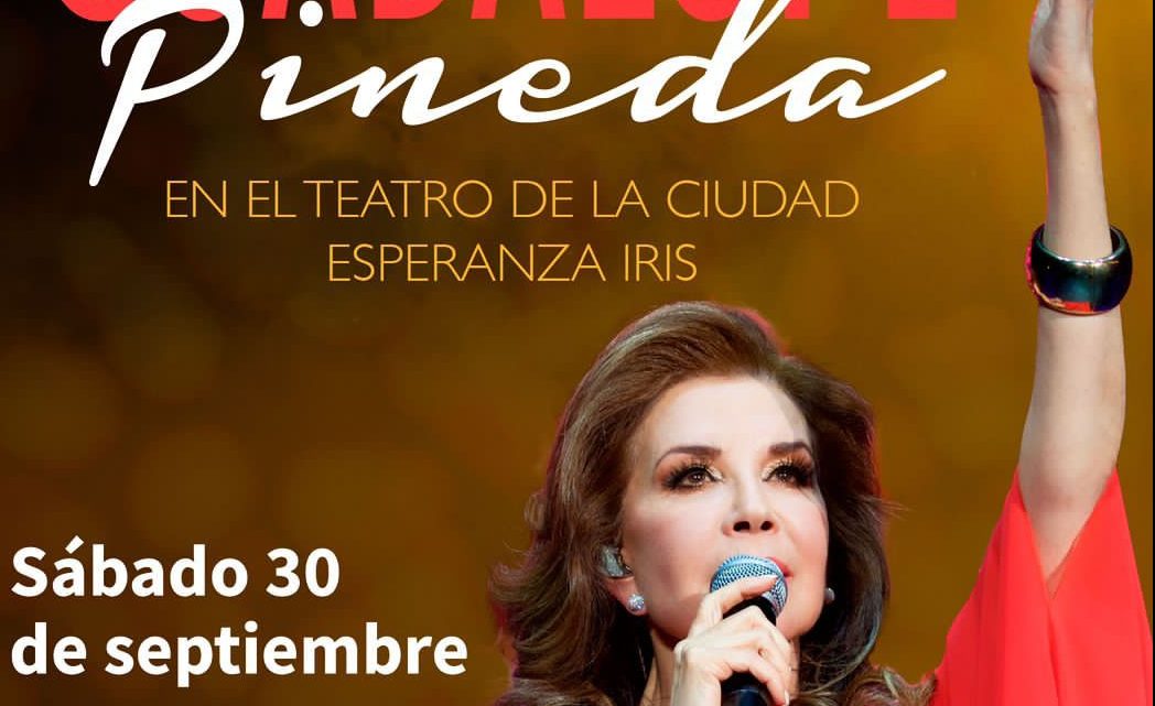 El Teatro de la Ciudad Esperanza Iris se iluminará con la voz de Guadalupe Pineda
