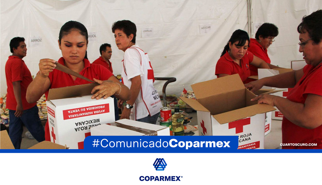 Coparmex se solidariza con población afectada tras huracán Otis; llama a canalizar la ayuda con La Cruz Roja