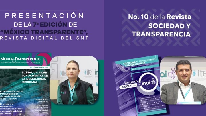 Presenta INAI en la FIL Guadalajara nuevos números de las revistas Mexico Transparente, y Sociedad y Transparencia