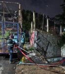 Atienden derrumbe de talud colonia de Naucalpan