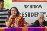 Esthela Damián respalda a las comunidades de la montaña desde Alcozauca, Guerrero