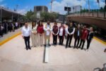 Inaugura Isaac Montoya y la gobernadora Delfina Gómez la rehabilitación con concreto hidráulico de lateral de Periférico Norte