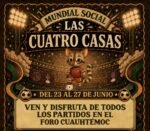 Mundial Social de las Cuatro Casas llega al Foro Cuauhtémoc