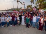 Llama Esthela Damián en Pie de la Cuesta a no rajarse en la defensa de la soberanía nacional
