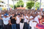Trabajadores de Capama y pescadores de Pie de la Cuesta se suman a Esthela Damián en defensa de la soberanía nacional