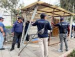 Alcaldía Cuauhtémoc retira estructura que obstruía la banqueta en la colonia tránsito