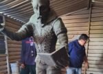 Restauran estatua de Juan Ruiz de Alarcón y Mendoza, en la Cuauhtémoc