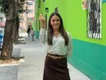 Ale Rojo de la Vega entrega banquetas permeables en San Simón Tolnahuac