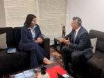 Alejandro Moreno se reúne con la presidenta electa del Perú, Keiko Fujimori