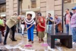Impulsa Clara Brugada tequios de limpieza en el Centro Histórico para su recuperación económica y florecimiento
