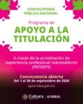 Inbal impulsa un programa nacional para reconocer la experiencia profesional de las y los artistas en activo