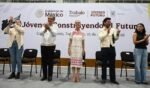 Entrega Sheinbaum apoyos de Jóvenes Construyendo el Futuro en Ciudad Victoria, Tamaulipas; hay casi 4 millones de egresados en el país