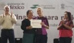 Claudia Sheinbaum al cumplir meta de 56 mil 500 créditos FINABIEN en Michoacán para que mujeres emprendan